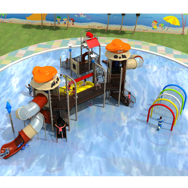 Water park playground with kids water slides for Sale