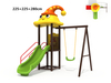 OL-XC047 Play house toddler slide playground