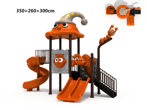OL-XC043Kids climbing frame slide playground