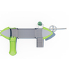 New Product School Garden Child Toy Slide Equipment Outdoor Playground for Kids OL-14201
