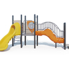 Low price kids playground plastic equipments amusement park commercial entertainment outdoor playground slide OL-15202