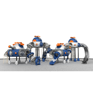 High quality kids playground plastic equipment amusement park commercial entertainment outdoor playground slide OL-10201